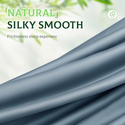 SONORO KATE 100% Viscose Derived from Bamboo_Sheets, Extra Deep Pocket,4PC