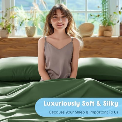SONORO KATE 1000 Series 100% Egyptian Cotton King Sheet Set,4 Pieces