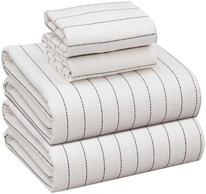 RUVANTI Flannel Sheets Full Size, Running Dots