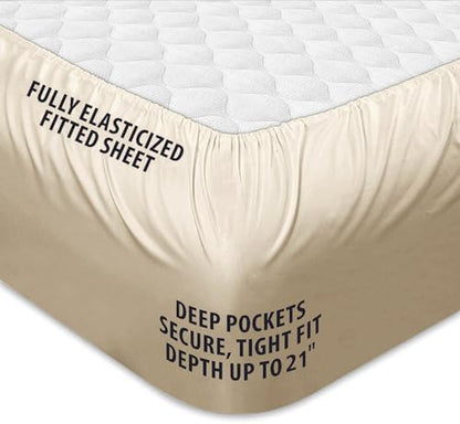 COONP Queen Mattress Topper, Extra Thick Pillow Top Mattress Pad Cover