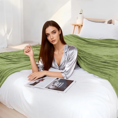 Electric Heated Blanket 84"x90" Queen Size, Green