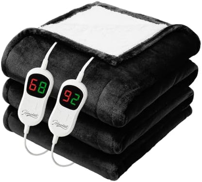 Homemate Heated Electric Blanket King Size 100"x 90" Heating Blanket