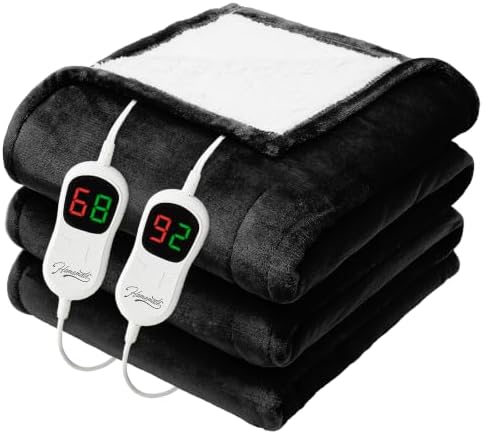 Homemate Heated Electric Blanket Queen Size 84"x 90" Heating Blanket