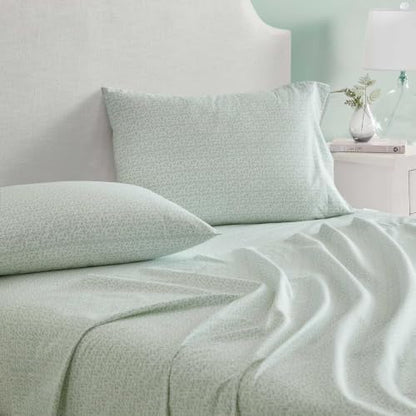 Martha Stewart - Twin Size Sheet Set with Fitted Sheet & Pillowcase