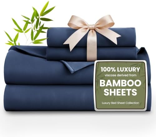Love's cabin 100% Rayon Derived from Bamboo, King Size Sheet Set, 6 Pieces