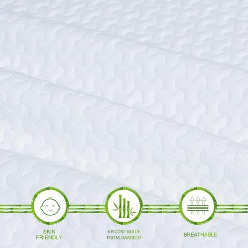Mattress Topper Cover Twin XL Size (Only Cover) 3 Inch Mattress Protector