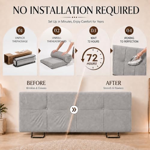 Full Headboard with Adjustable Height