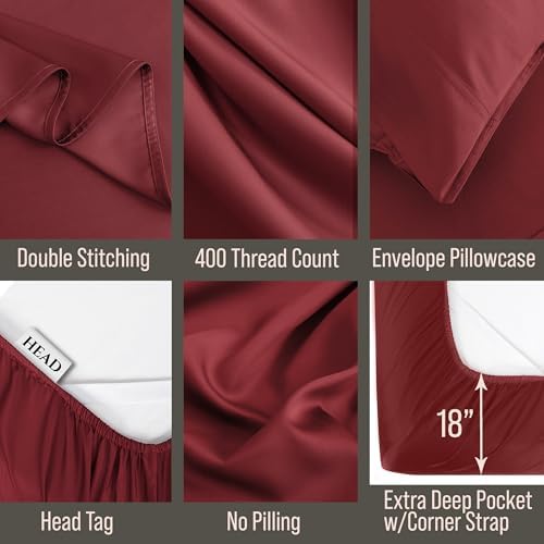 Bella Coterie Bamboo Viscose 34" Split Top King Sheets, Organically Grown