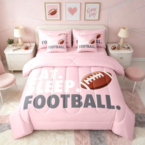 Erosebridal Football Bedding Set King 7 Pcs