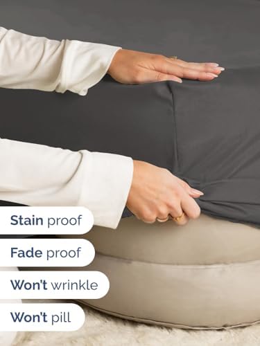 CGK Linens Extra Deep Split King Fitted Sheet Only - Charcoal