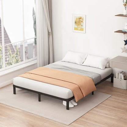 9 Inch Low Full Size Bed Frame Heavy Duty Metal Platform