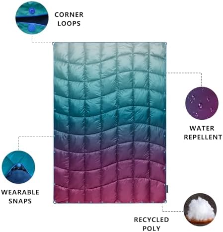Camping Blanket Puffy Camp Blanket Large Outdoor Blanket