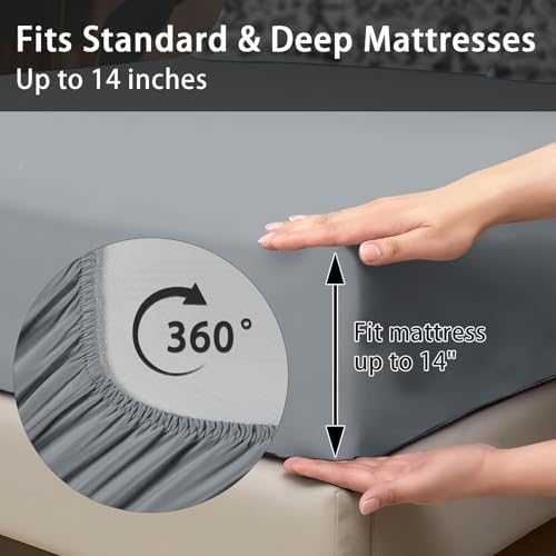 Pamnest Full Comforter Set with Sheets, 7 Pieces Rap Music Bedding