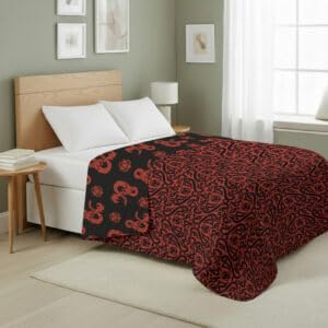 Northwest Dungeons & Dragons “Heed The Call” Twin Quilted Blanket, Cozy Fantasy Bedding for Gamers, Kids & Adults, Throw for Bedroom, Sofa, or Game Room Décor, 60 x 90 Inches