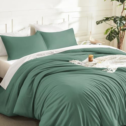 Litanika Haze Green Oversized King Comforter Set, 3 Pcs Lightweight Bedding