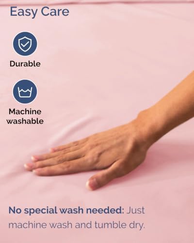 CGK Linens 2 Pack Extra Deep King Fitted Sheets - Baby Pink
