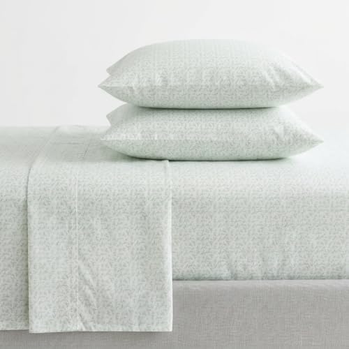 Martha Stewart - Twin Size Sheet Set with Fitted Sheet & Pillowcase