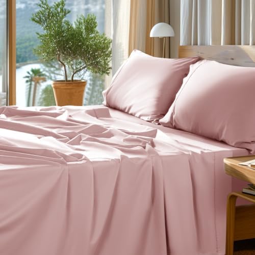SONORO KATE 1000 Series 100% Egyptian Cotton Queen Sheet Set,4 Pieces