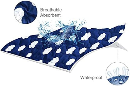 Pack and Play Mattress Protector Sheets, Waterproof Mattress Pad Cover