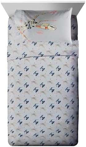 LEGO® Star Wars Twin Comforter Set 5 Piece Soft Kids Bedding, Blue