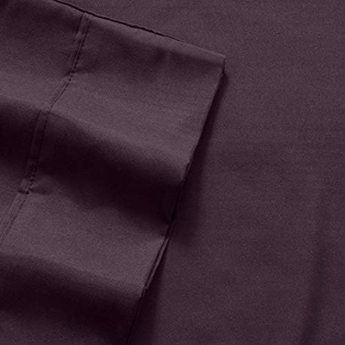 RV Short Queen Comforter Set for RV Camper - Comforter Set with Fitted & Flat Sheet, 4 Pillowcases - Tailored for RV Short Queen Beds - Cozy Essentials for Your RV Bedroom, Purple