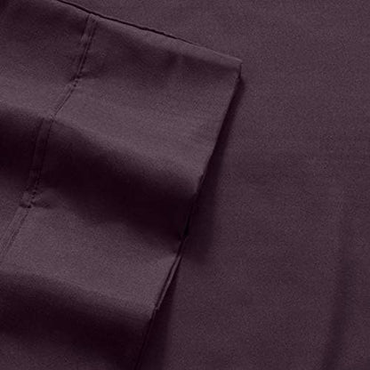 RV Short Queen Comforter Set for RV Camper - Comforter Set with Fitted & Flat Sheet, 4 Pillowcases - Tailored for RV Short Queen Beds - Cozy Essentials for Your RV Bedroom, Purple