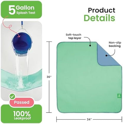 IMPROVIA® Washable Underpads, Heavy Absorbency Reusable Incontinence Pads