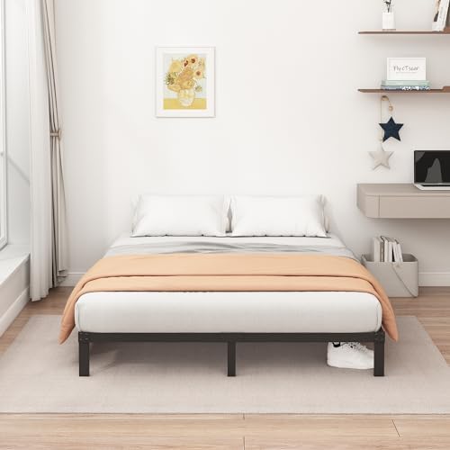 9 Inch Low Full Size Bed Frame Heavy Duty Metal Platform