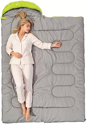 SWTMERRY Sleeping Bag 3 Seasons (Summer, Spring, Fall) Warm & Cool Weather - Lightweight,Waterproof Indoor & Outdoor Use for Kids, Teens & Adults for Hiking and Camping