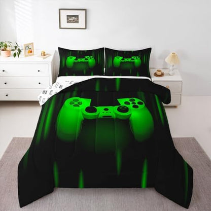 Feelyou Boys Gamer Comforter Set Twin Size for Teens Child