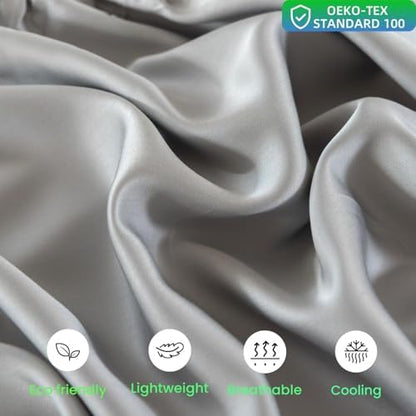 Bed Skirt Queen Size Ruffled Bed Skirt with Split Corners, 18 Inch Drop