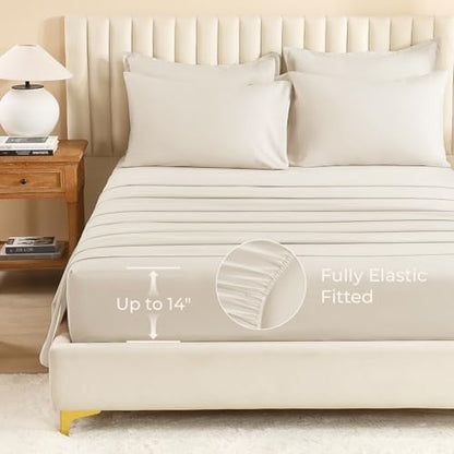 Litanika Twin/Twin XL Comforter Set with Sheets - 5 Pieces Bed in a Bag