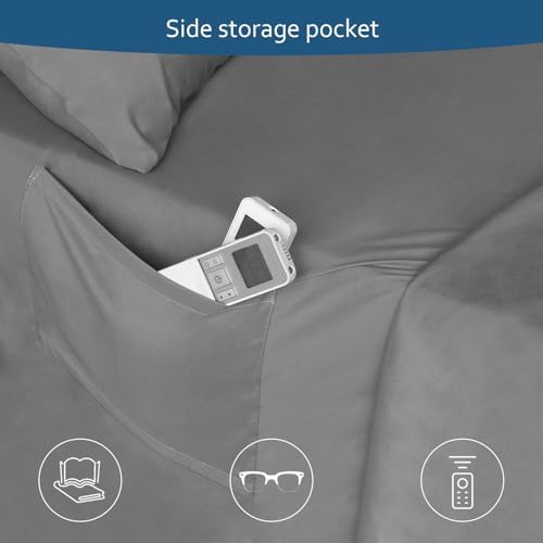 Cal King Sheet Set, 4 Piece California King Sheet Sets Extra Deep Pocket