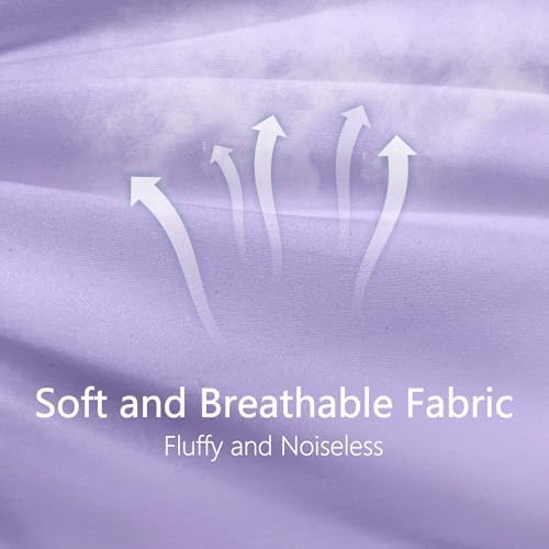 Queen Comforter, All Season Down Alternative Lavender Duvet Insert