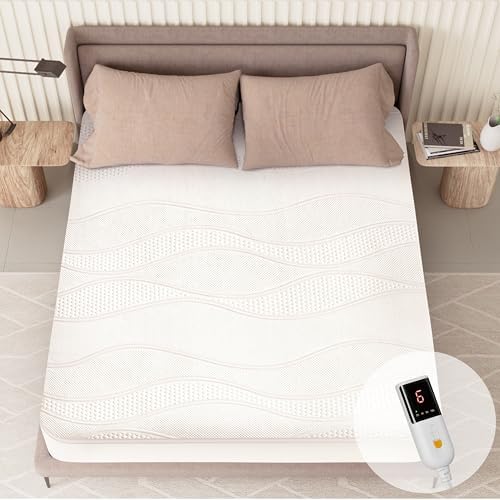 Texciting Heated Mattress Pad Twin XL Size,Bed Warmer with One Controller