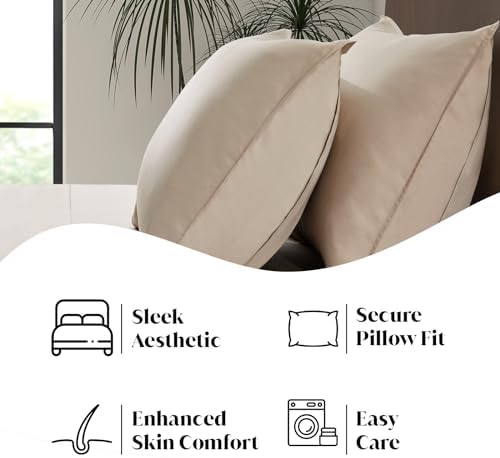 |Twin Size Sheet Set | Organically Grown | Ultra Soft & Cooling |100% Viscose | 17" Deep Pocket [Dune]