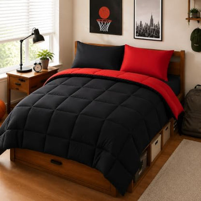 Anluoer Twin XL Comforter Set, 5 Pieces Twin XL Bed in a Bag Bedding Sets