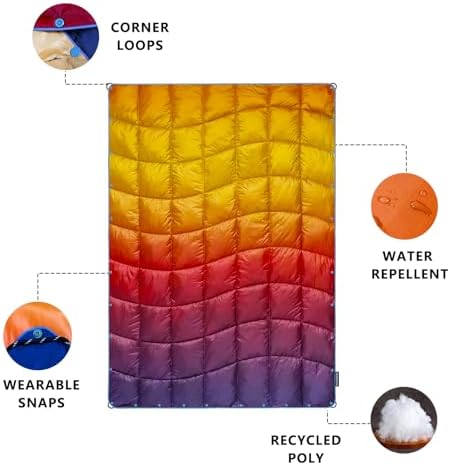 Camping Blanket Puffy Camp Blanket Large Outdoor Blanket