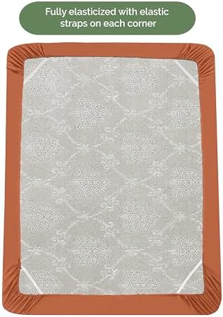 Elegant Comfort 1500 Premium Hotel Quality 18-21 Inches Deep - Extra Deep Pocket Single Fitted Sheet for High Mattress, Luxury and Softest, Smart Pocket - Wrinkle Free, Full, Coral