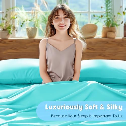 SONORO KATE 1000 Series 100% Egyptian Cotton King Sheet Set,4 Pieces