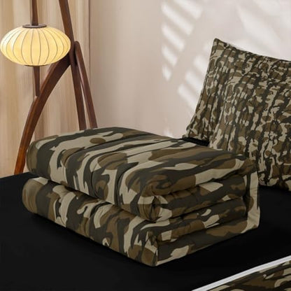 Feelyou Camouflage Military Army Comforter Set Full Size Kids Boys Girls