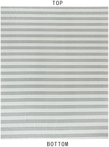 Chezmoi Collection 3-Piece Lodge Textured Striped Sheet Set Twin - Multicolor Gray Tan Stripe Printed Brushed Microfiber Lightweight Breathable Deep Pocket Bed Sheets