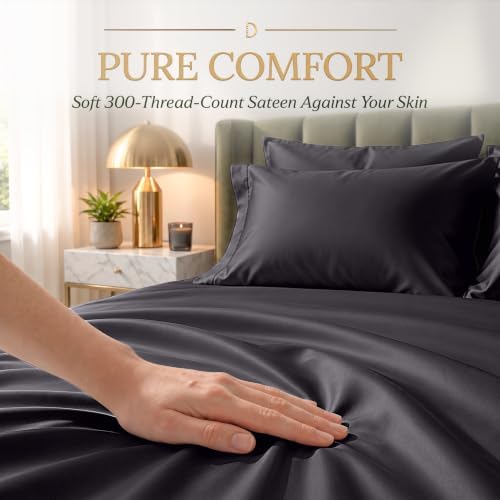 DECOLURE 100% Viscose Derived from Bamboo Sheets | 6 Pc Bed Set