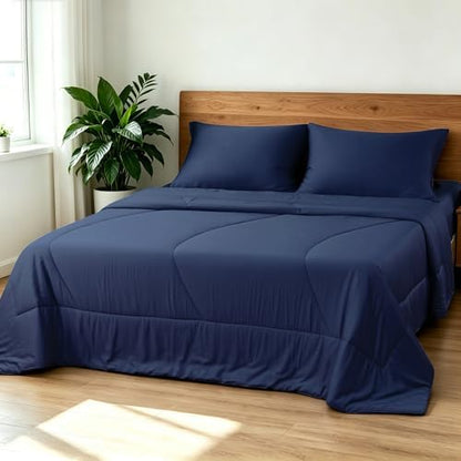 Bamboo Viscose Summer Comforter/Blanket King Size, 106 x 90 Inches