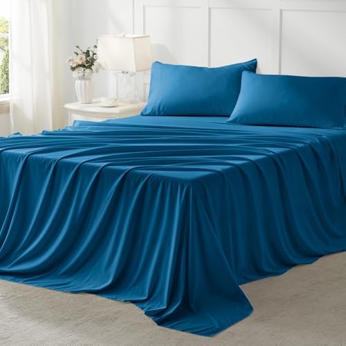 Anluoer Twin Comforter Set, 5 Piece Bed in a Bag Twin Bedding Sets