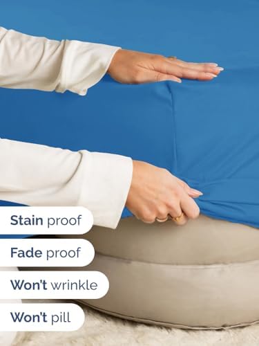 CGK Linens Extra Deep King Fitted Sheet - Fitted Sheet Only - Royal Blue