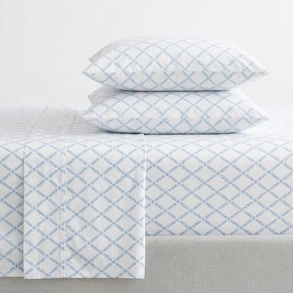 Martha Stewart - Twin Size Sheet Set with Fitted Sheet & Pillowcase