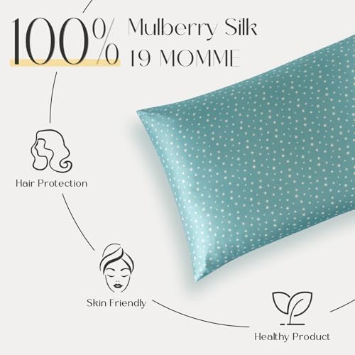 ZIMASILK 100% Pure Mulberry Silk Pillow Cases for Hair and Skin, Standard