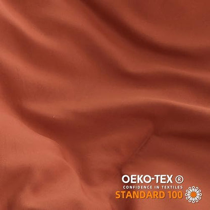YIRDDEO King Size Comforter Set, Terracotta Pom Fringe Bedding Set 3 Pieces
