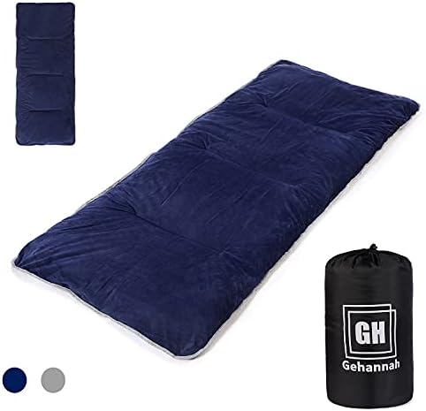 Thick Camping Sleeping Pad, Soft Comfortable Microfiber Camping Cot Pads for Adults, Lightweight Foldable Sleeping mats for Traveling Hiking Backpacking Traveling